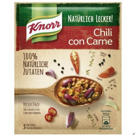 Knorr クノール ナチュラリーデリシャス チリコンカン 64g