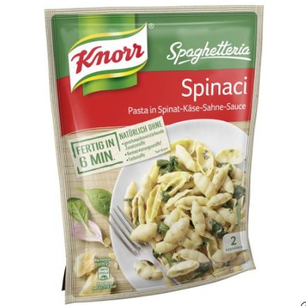 Knorr クノール スパゲッテリア ホウレンソウパスタ 160g