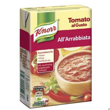 Knorr クノール トマトアルグスト アラビータ 370g