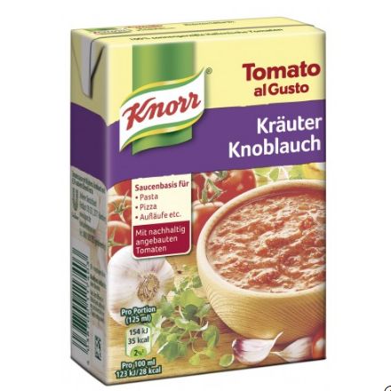 Knorr クノール トマトアルグスト ハーブガーリック 370g