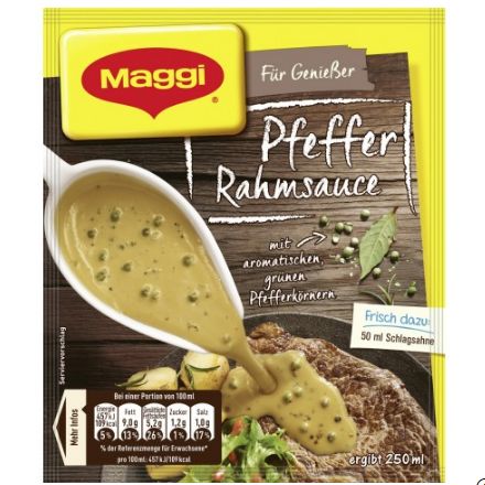 Maggi マギー フォーグルメ ペッパークリームソース 250ml分