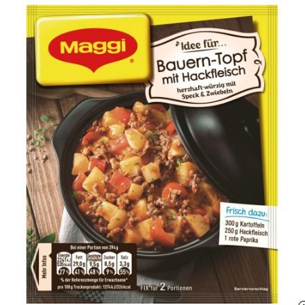 Maggi マギー アイデアフォー ひき肉入りファーマーズポット 39g