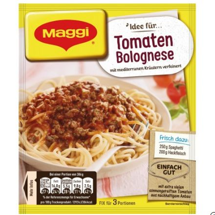 Maggi マギー アイデアフォー トマトボロネーゼ 50g