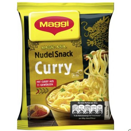 Maggi マギー マジックアジア ヌードルスナック カレー 62g