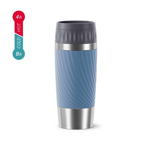 Emsa エムザ TRAVEL MUG Easy Twist 0.36L ウォーターブルー