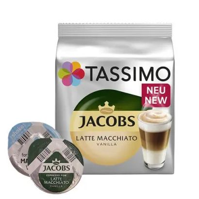 Jacobs バニラ ラテマキアート (Tassimo用カプセル) 16個