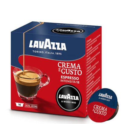 Lavazza クレマ エ グスト (Lavazza A Modo Mio用カプセル) 16個