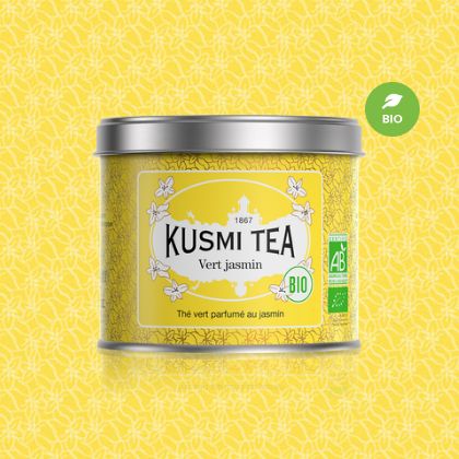 KUSMI TEA クスミティー ジャスミンティー オーガニック メタルカン 90g