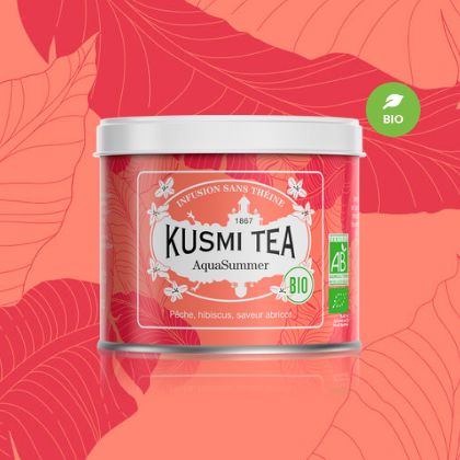 KUSMI TEA クスミティー アクアサマー オーガニック メタルカン 100g