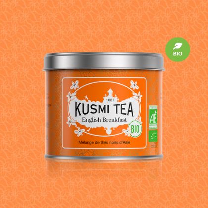 KUSMI TEA クスミティー イングリッシュブレックファスト オーガニック メタルカン 100g