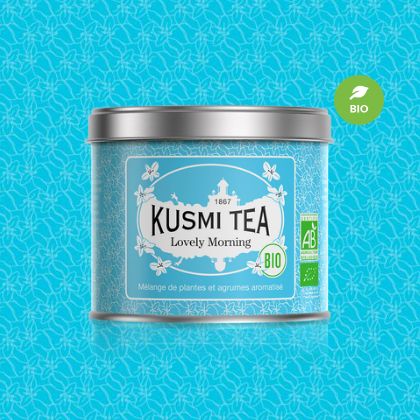 KUSMI TEA クスミティー ラブリーモーニング オーガニック メタルカン 100g