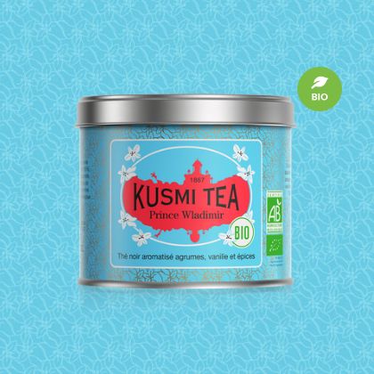 KUSMI TEA クスミティー プリンスウラディミル オーガニック メタルカン 100g