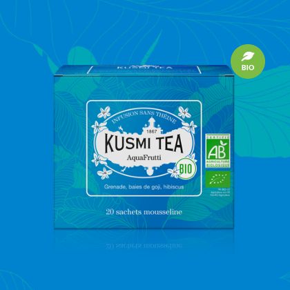 KUSMI TEA クスミティー アクアフルッティ オーガニック ティーバッグ 20個