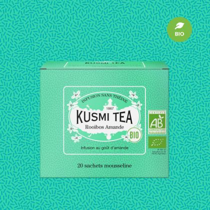 KUSMI TEA クスミティー ルイボスアーモンド オーガニック ティーバッグ 20個