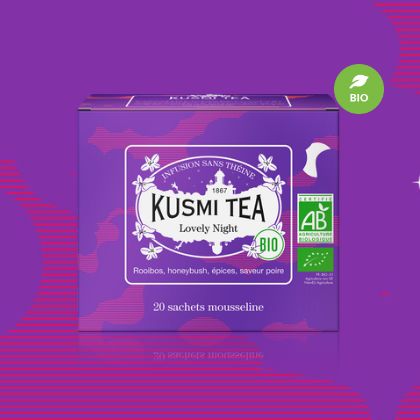 KUSMI TEA クスミティー ラブリーナイト オーガニック ティーバッグ 20個