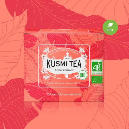 KUSMI TEA クスミティー アクアサマー オーガニック ティーバッグ 20個