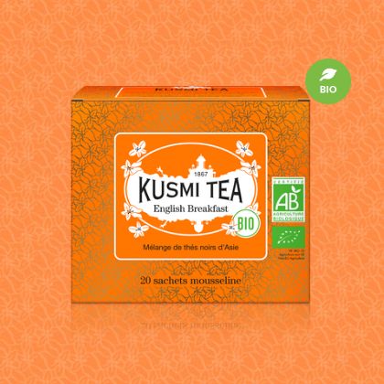 KUSMI TEA クスミティー イングリッシュブレックファスト オーガニック ティーバッグ 20個