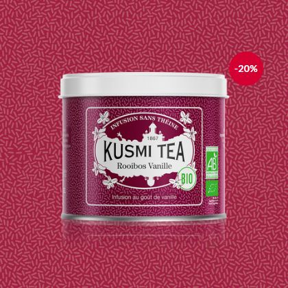 KUSMI TEA クスミティー ルイボスバニラ オーガニック メタルカン 100g