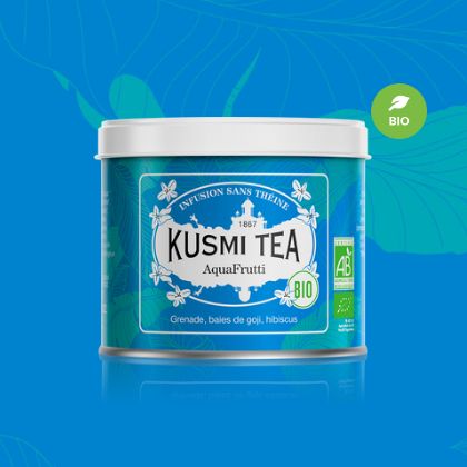 KUSMI TEA クスミティー アクアフルッティ オーガニック メタルカン 100g