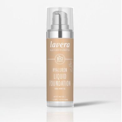 Lavera ラヴェーラ ヒアルロンリキッドファンデーション -クールアイボリー 02- 30ml