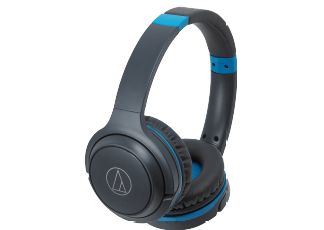 AUDIO-TECHNICA ヘッドホン グレー/青 1個