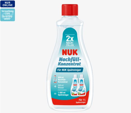 NUK ヌーク リンスクリーナー 濃縮詰替パック 500ml