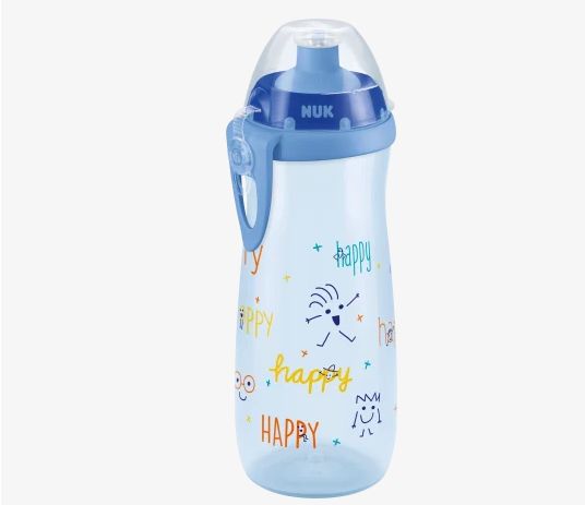 NUK ヌーク スポーツカップ ドリンクボトル ブルー 24ヶ月から 450ml 1個