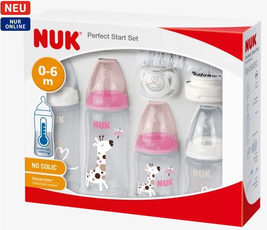 NUK ヌーク スターターセット ファーストチョイス 温度コントロール ローズ 1セット