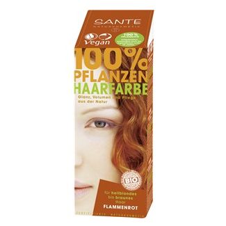 サンテ Sante ヘアケア 100%ハーブヘアカラーパウダー フレイムレッド 100g