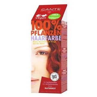 サンテ Sante ヘアケア 100%ハーブヘアカラーパウダー ナチュラルレッド 100g