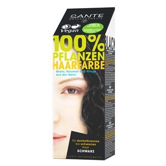 サンテ Sante ヘアケア 100%ハーブヘアカラーパウダー ブラック 100g