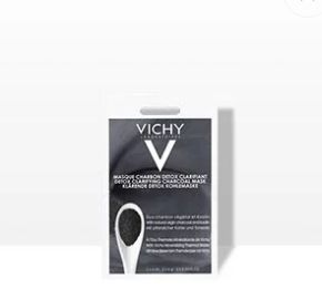 ヴィシー(vichy) ミネラルマスクス デトックス  チャコールマスク シート 6ml 2個