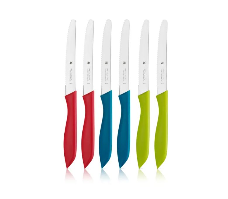 WMF スナックナイフセット (6点セット、マルチカラー)