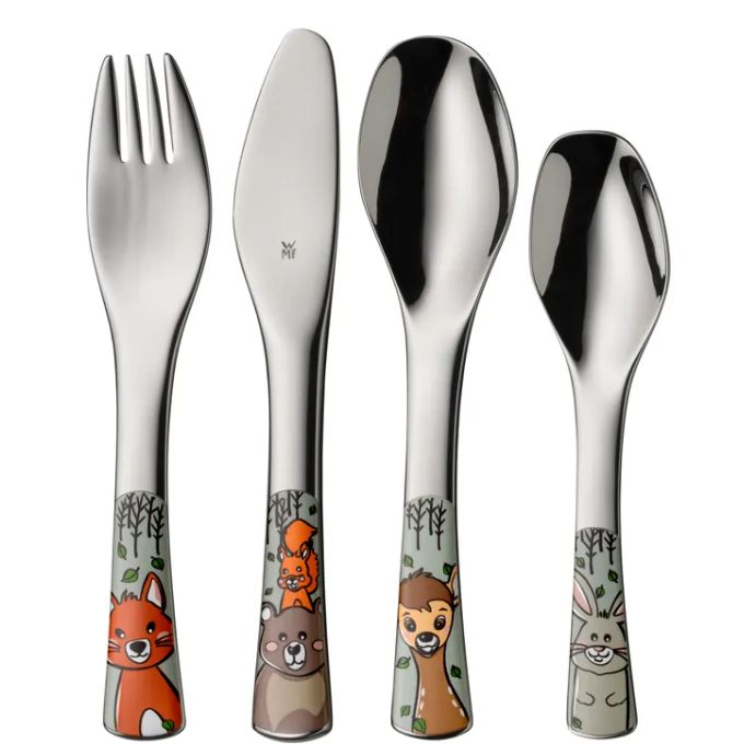 WMF フォレストフレンズ キッズカトラリーセット (4点セット)