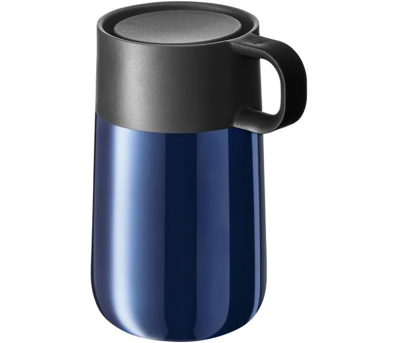 WMF インパルス トラベルマグ (0.3L、ミッドナイトブルー)