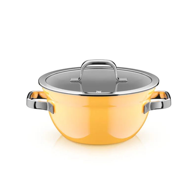 WMF フュージョンテック ミネラルプロ クッキングボウル (24cm、マンゴーイエロー)