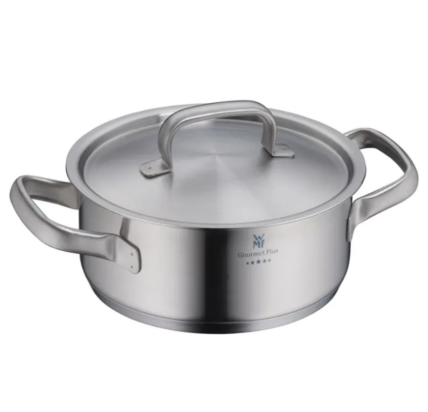 WMF グルメプラス ブレージングパン (蓋付き、20cm)