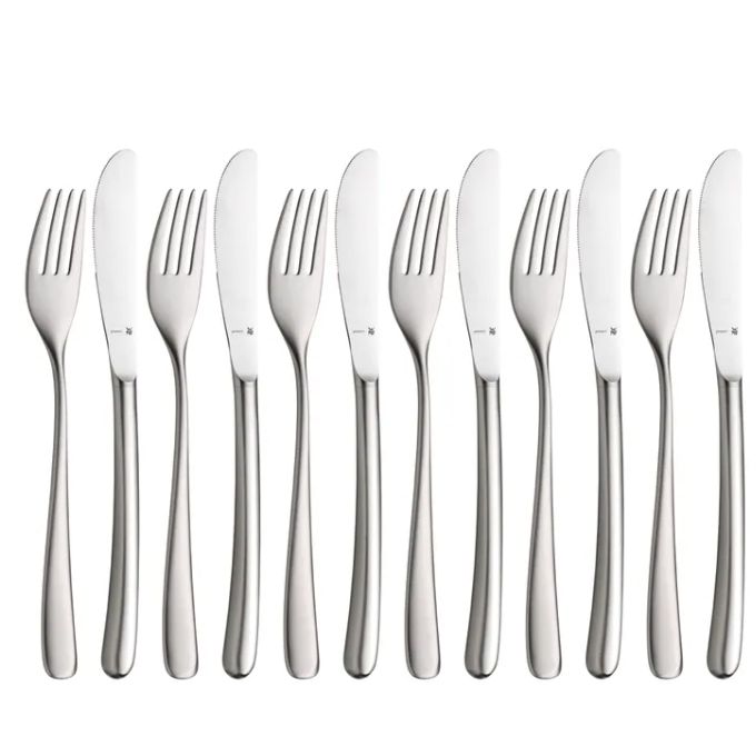 WMF ヴィジョン デザート/朝食用カトラリーセット (Cromargan protect?、12点セット)