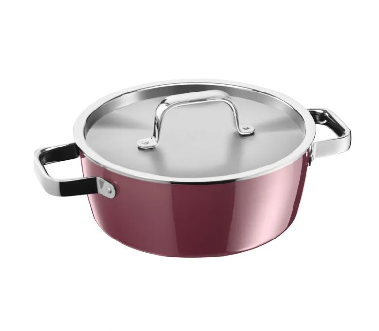 WMF フュージョンテック アロマティック ブレージングパン (22cm、ローズクォーツ)