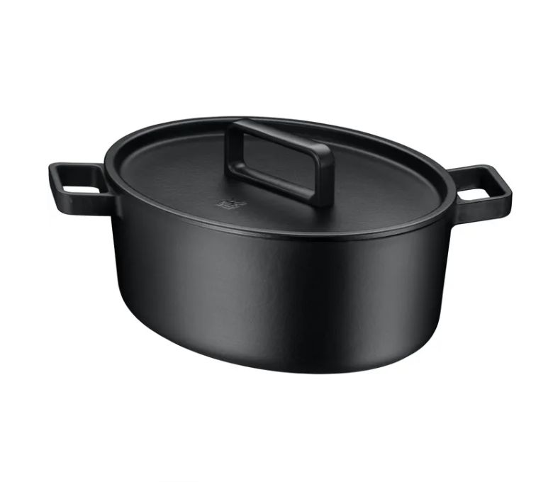 WMF フレーバー 楕円形ロースター (33 x 26cm、ブラック)