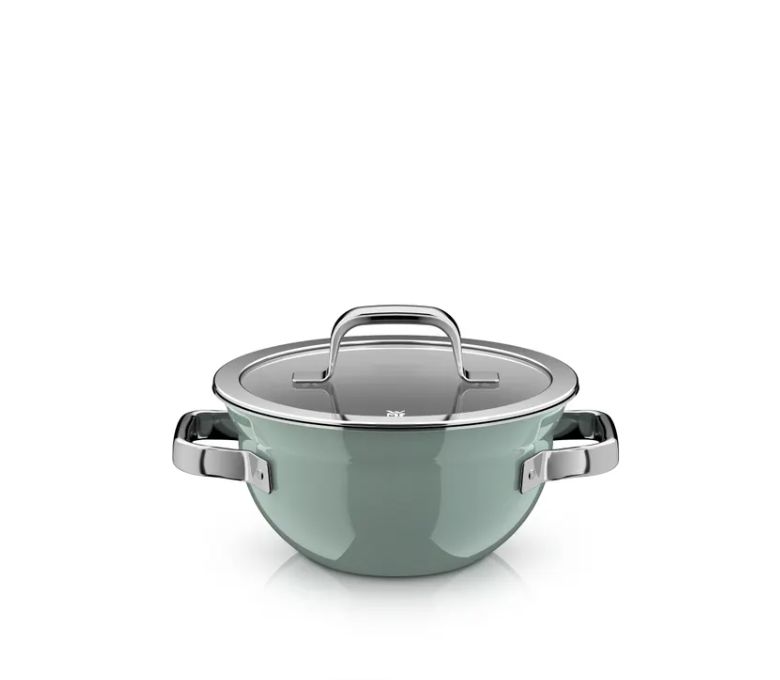 WMF フュージョンテック ミネラルプロ クッキングボウル (蓋付き、20cm、ユーカリヘイズ)