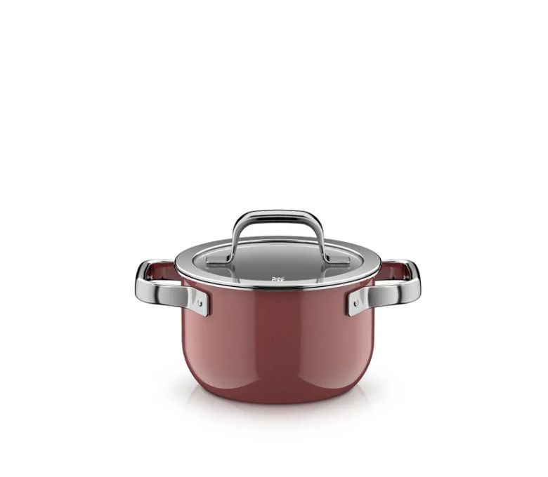 WMF フュージョンテック ミネラルプロ スープポット (蓋付き、16cm、ローズクォーツ)