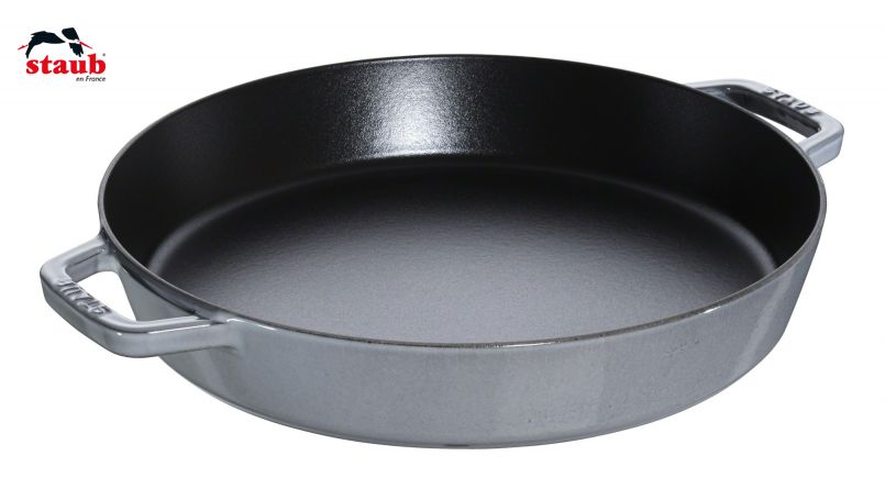 ストウブ(STAUB) フライパン 両手フライパン 34cm、グラファイトグレー