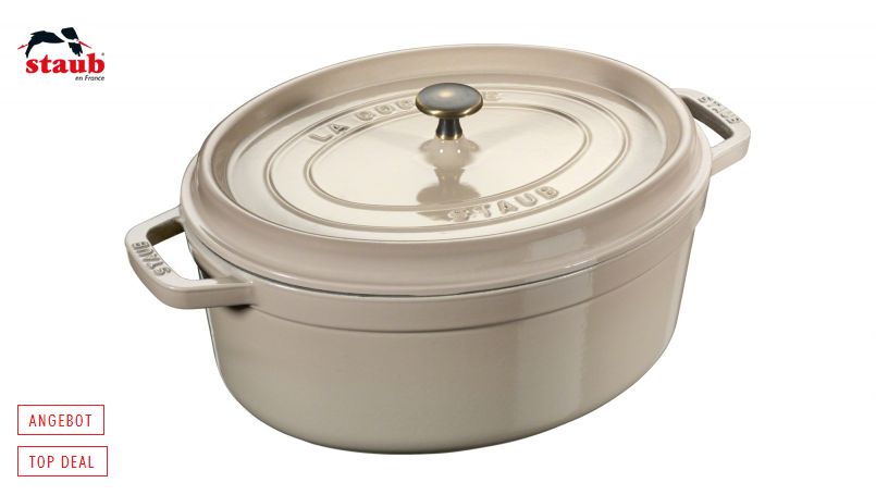 STAUB ココット ヴィンテージノブ付ココット 27cm セサミ 1個