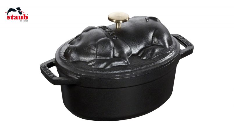 STAUB スペシャルココット ピギーココット (ブラック) 1個