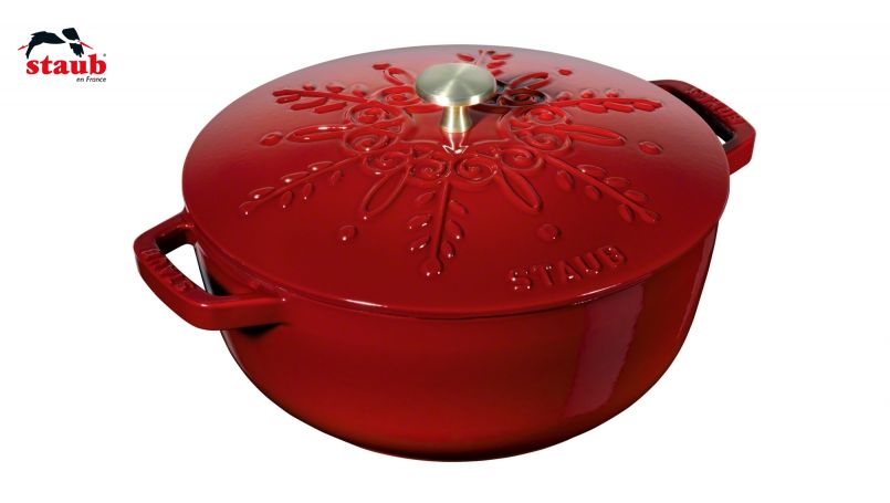 STAUB スペシャルココット スノーフレークココット (24cm) 1個