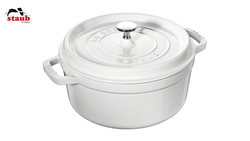 STAUB ココット ココット (ホワイト、26cm) 1個