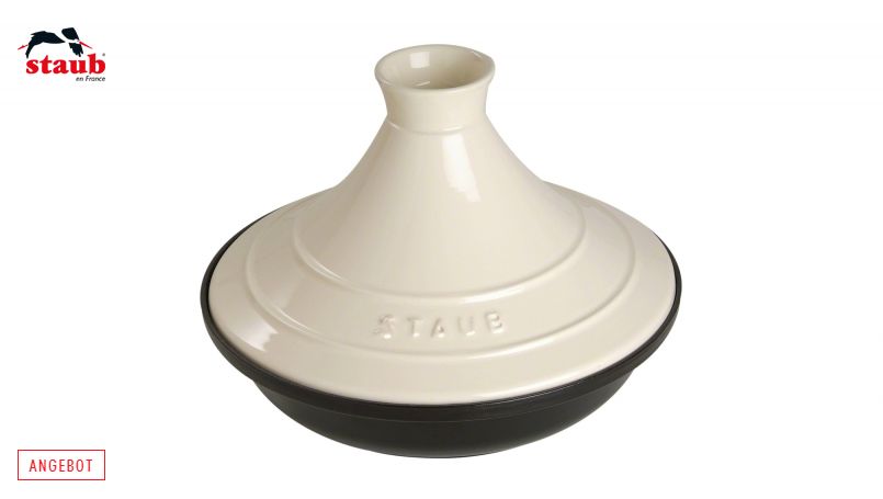 STAUB スペシャリティ タジン (28 CM、クリーム)