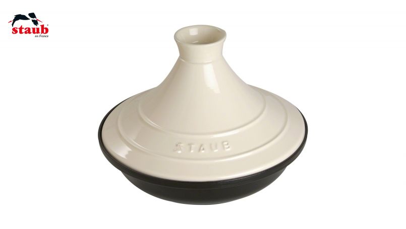 STAUB スペシャリティ タジン (20 CM、クリーム)