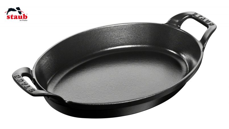 STAUB オーブンディッシュ スタッカブルディッシュ (オーバル ブラック)